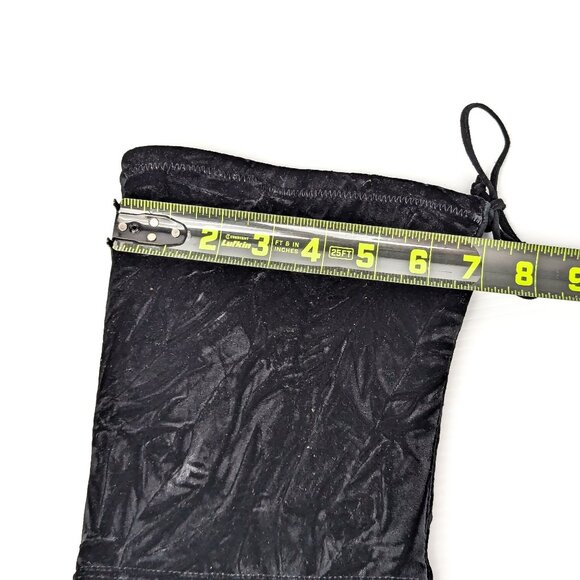 Stuart Weitzman Women Vidaland Black Stretch Velvet OTK Boots size 8 - Picture 8 of 11